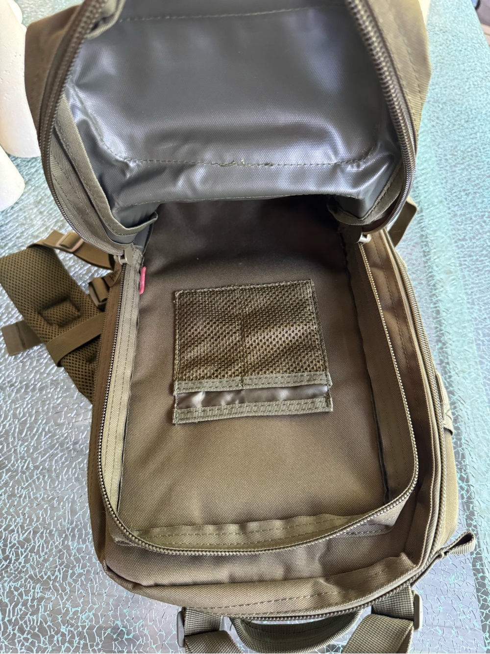 Gurkha Cigars Tactical Men's Backpack in Olive Green - Picture 7 of 9